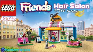 LEGO Friends Hair Salon 41743 Speed Build #lego #legofriends