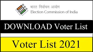 Delhi Voter list download kaise kare 2021 | New voter card list download 2021voter list kaise nikale