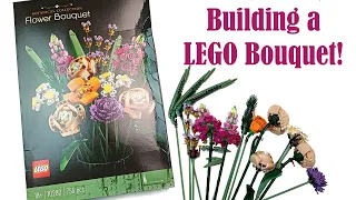 Building a Bouquet of LEGO Flowers! Unboxing and Speed Build | Creator Expert Kit 10280