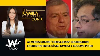 Al menos cuatro “mensajeros” gestionaron encuentro entre César Gaviria y Gustavo Petro