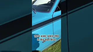 1970 AMC AMX 390 in Big Bad Blue