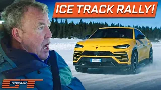 Clarkson Races a Lamborghini Urus on an Ice Track | The Grand Tour