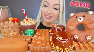 ASMR EATING CHOCOLATE, CANDY BARS, ICE CREAM, STARBUCKS CAKE, DONUT (DESSERT) MUKBANG, 초콜릿 디저트 먹방