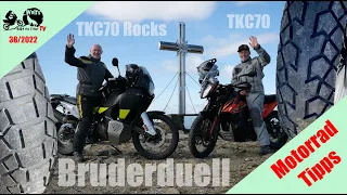 Conti TKC70 vs. TKC70 Rocks Vergleichstest | Welcher Reiseenduro-Reifen für welchen Anlass?