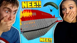 OVERLEEF HET VLIEGTUIG CHALLENGE! (Roblox)