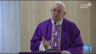 Papa Francesco, omelia a Santa Marta del 1 aprile 2020