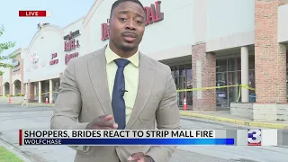 Shoppers, brides react to Wolfchase strip mall fire