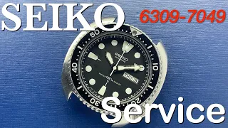 For J.O. -- Seiko 6309-7049 "Turtle" Restoration and Service