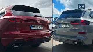 New Volkswagen TOUAREG 2024 vs New BMW X5 Facelift 2024 | Acceleration 0-100 km/h comparison