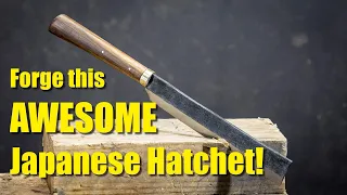 Forging an AWESOME Japanese Hatchet!