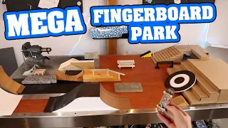 I Made a Fingerboard Park Out of all my Ramps