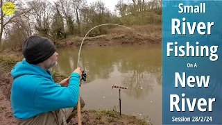 Small River Fishing - Exploring A New River - A Very Old Stretch Revisited - 28/2/24 (Video 476)
