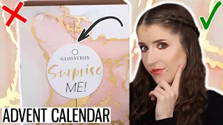 GLOSSYBOX ADVENT CALENDAR 2021 UNBOXING 😱 WORTH OVER $550?!