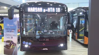 Karsan e-Ata 18 Electric Articulated City Bus (2022) Exterior and Interior