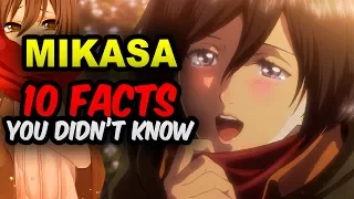 10 Mikasa Ackerman Facts You Didn’t Know! Attack on Titan Facts