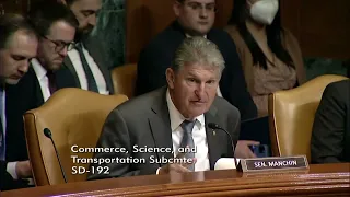 Senator Manchin Questions U.S. Secretary of Commerce Gina Raimondo during Appropriations Hearing