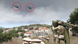 Using three Stinger Missiles to completely destroy russian ka-52 helicopters | Milsim ArmA 3 S17