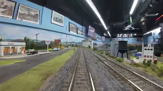 Beautiful Cab Ride in 4K - Driver's Eye View on one of America’s Greatest Model Train Layouts