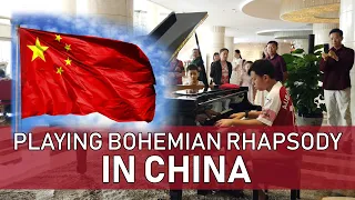 See What Happens If You Play Queen Bohemian Rhapsody & Don't Stop Me Now in China Hotel | Cole Lam