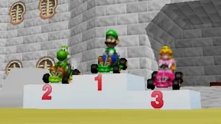 Mario Kart 64 - Mushroom Cup Extra (Luigi Gameplay)