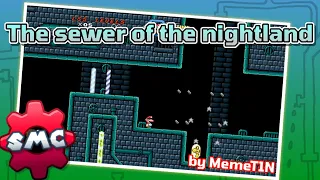 Super Mario Construct: The sewer of the nightland by MemeT1N