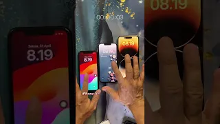 iPhone xr vs iPhone 13 pro vs iPhone 14 pro Max