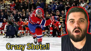 British Fan's Mind Blown by Insane NHL Long Shots!