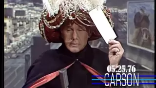 Carnac the Magnificent with Predictions about Snoopy and Taxi Driver on Johnny Carson's Tonight Show