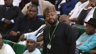 Hon Mohammed Umar Bago,11 June 2019    Accepts nomination as the Speaker of the 9th Assembly