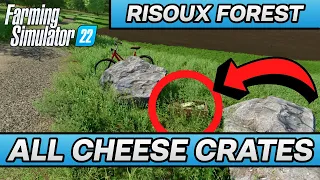 Farming Simulator 22 - Risoux Forest Collectibles (All 20 Cheese Crates)