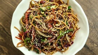 Vegetable Hakka Noodles Recipe | Indo Chinese Recipe | The Bombay Chef - Varun Inamdar