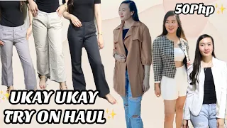 BAGUIO UKAY UKAY TRY ON HAUL| THRIFT WITH ME| for as low as 50PESOS