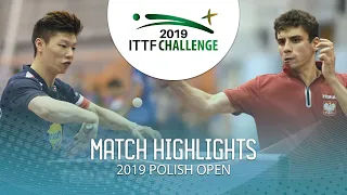 Jakub Dyjas vs Nicholas Tio | 2019 ITTF Polish Open Highlights (R32)