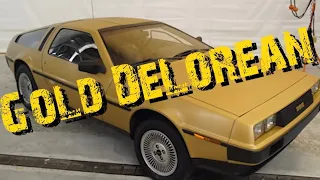 Gold DeLorean Wrap