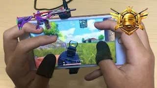 iPhone8plus SOLOvsSQUAD Handcam 5Finger Claw Controlcode3 PUBGMOBILE