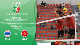 THA vs. MAR - Round 2 | Full Game | Men's U21 Volleyball World Champs 2021