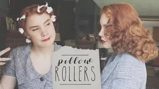 Floofy Vintage Hair! || Pillow Rollers Tutorial