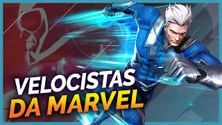 OS VELOCISTAS MAIS RÁPIDOS DA MARVEL