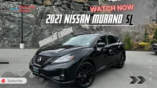 2021 Nissan Murano SL Midnight Edition: Embrace the Darkness in Style!