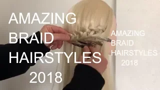 Loop Waterfall Braid | Cute Hairstyles 2018 | by Amal Hermuz