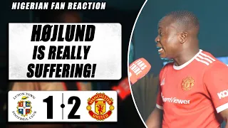 LUTON TOWN 1-2 MANCHESTER UNITED ( Henry - NIGERIAN FAN REACTION )- Premier League 23-24 HIGHLIGHTS
