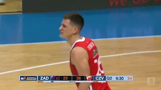 Nemanja Nedović was U-N-S-T-O-P-P-A-B-L-E in Zadar (Zadar - Crvena zvezda Meridianbet, 12.2.2023)