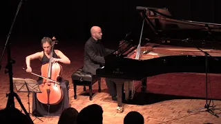 Brahms D major Sonata for Cello & Piano - 1st mov - Meta Weiss & Daniel de Borah
