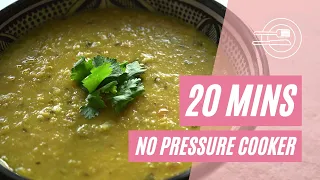 The best 20 minute dal ⏳ No pressure cooker, no problem Ⓥ