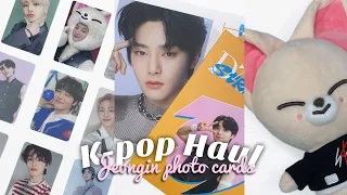 Распаковка K-pop мерча и фотокарт stray kids Jeongin ver. | K-POP HAUL