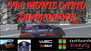 VRC Monte Carlo Shakedown RSF