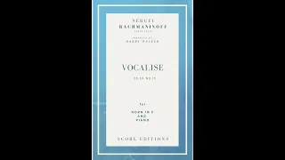 Vocalise (Rachmaninoff)  for Horn in F and Piano