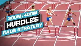 300m 400m Hurdle Race Strategy (Hurdle coaching advice for all ability levels of hurdling)
