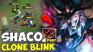 PULLING OFF THE PORTING CLONE COMBO!! - Pink Ward Shaco Gameplay