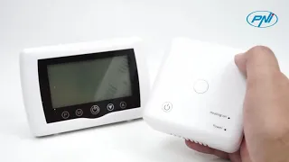 Termostat inteligent PNI CT36 fara fir, cu WiFi  APP TuyaSmart RO